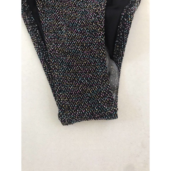 White Fox Boutique Boardwalk Rainbow Lurex String Bikini Bottom Swim - Picture 3 of 11